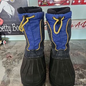 Sporto Blue and Black Insulated Winter Snow Boots Size 6